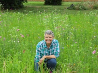Kate Chandler in woldflowers
