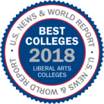Badge that writes SMCM was Ranked Fifth Best Public Liberal Arts College in U.S. News World Report
