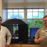 Dr. Townsend and SMCM student David Gerrish
