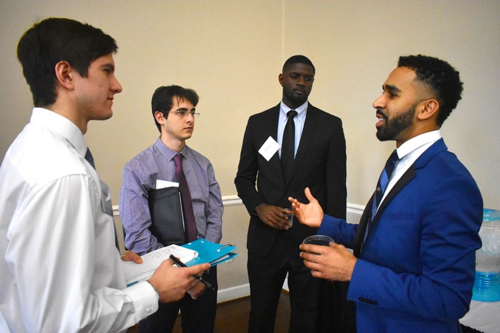 2018 Bookbag to Briefcase Reception, SMCM students, alumni, and working professionals