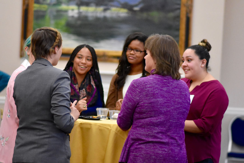 2018 Bookbag to Briefcase Reception, SMCM students, alumni, and working professionals