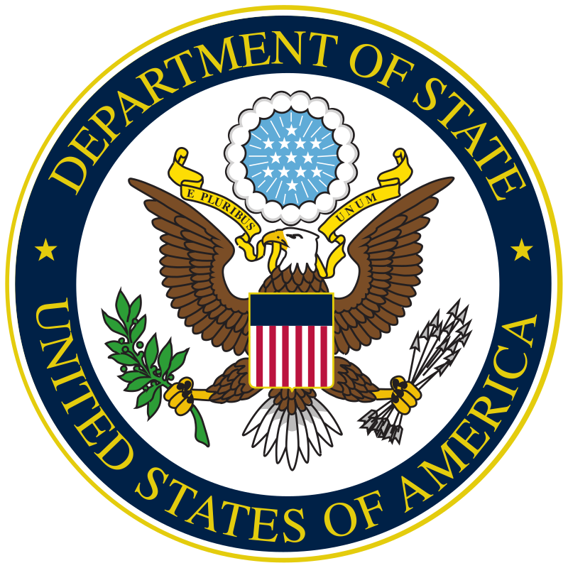 U.S. Department of State official seal, By United States Department of State - "
