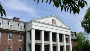 Calvert Hall, seat of the SMCM administrative offices.
