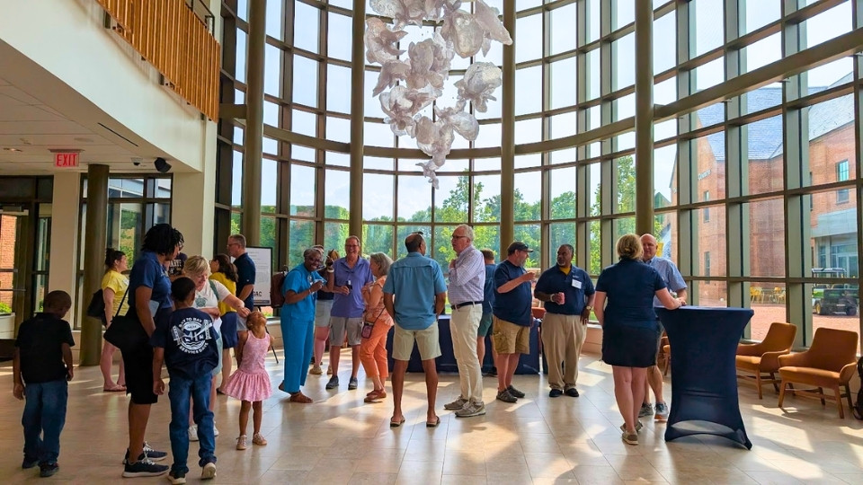 A reception for the Alumni Council