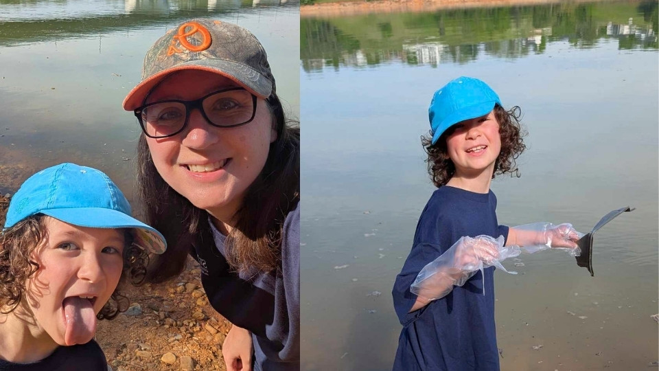 Bay to Bay Service Day Solo Projects, cleaning up the river