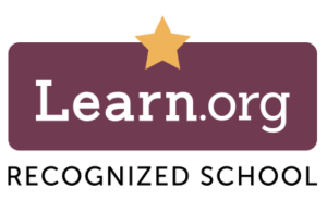 badge from Learn.org for being a recognized school in 2020 