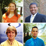 William Donald Schaefer 2015 Internship Program Winners: Sara Eaton, Terrance Thrweatt, Brendan Benge, and Michael Abrams