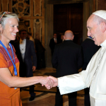 SMCM Professor meets Pope Francis