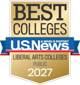 U.S. News & World Report “Best Colleges” badge for 2027, ranking public liberal arts colleges.