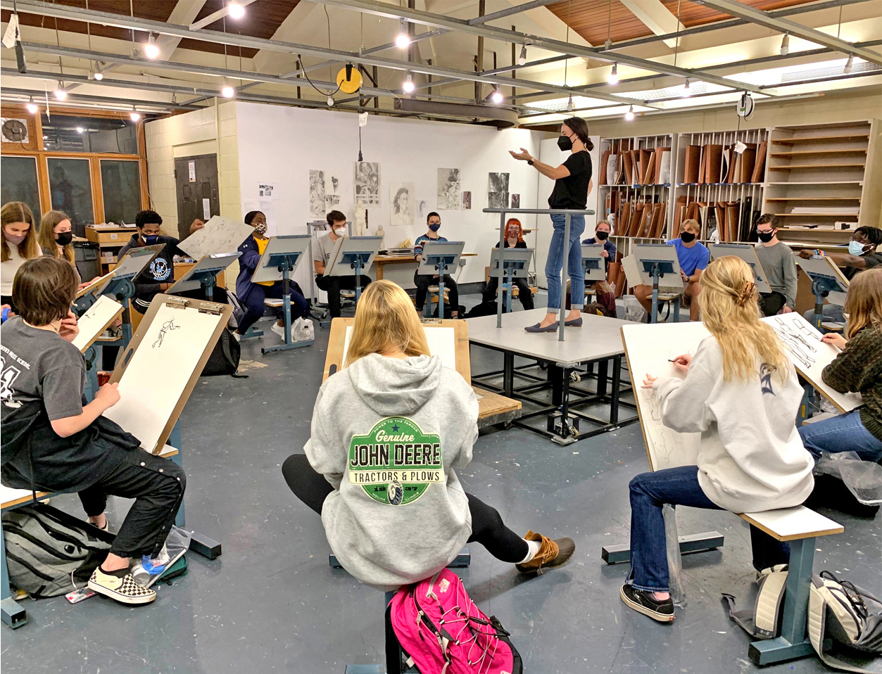 drawing classroom