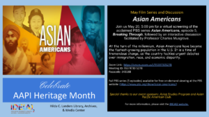 AAPI Heritage Month Film Screening: Asian Americans, Breaking Through