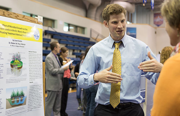 Student presenting an SMP