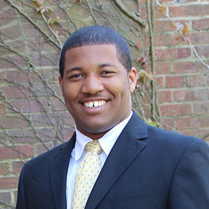 Terrance Thrweatt, a recipient of the 2015 William Donald Schaefer Internship Program