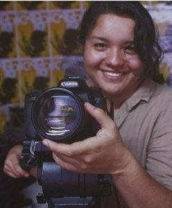Filmmaker Teresa Jimenez, pictured here with a Canon camera, will feature her short films at the St. Mary's College 11th Annual Film Festival