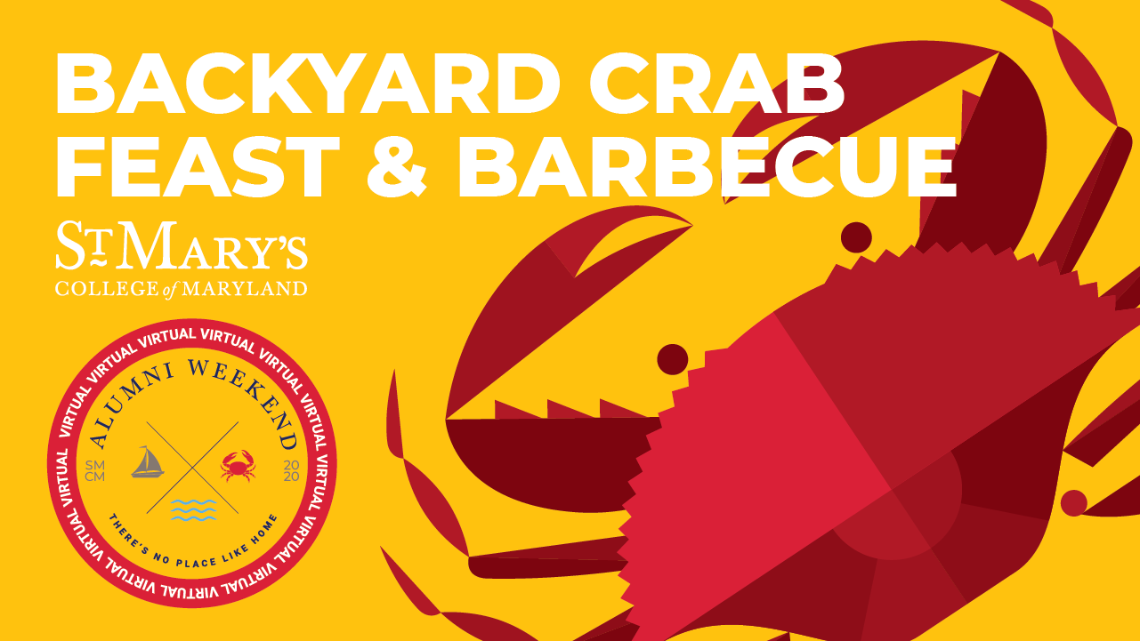 Backyard Crab Feast and Barbecue graphic illustration