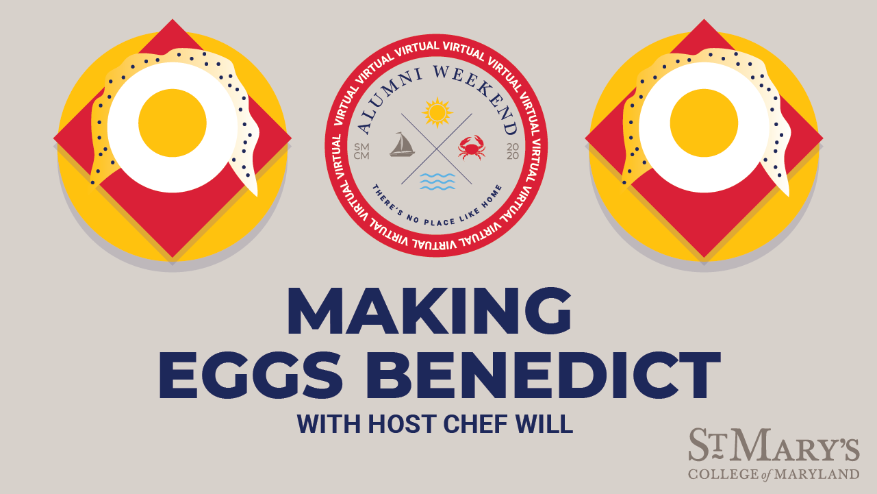 Making Eggs Benedict graphic illustration