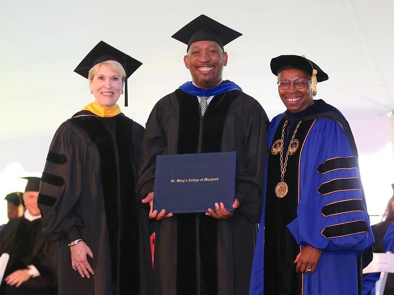 President Jordan with Board Chair and Speaker