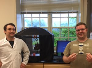 Dr. Townsend and SMCM student David Gerrish