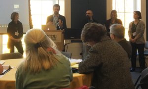 Dr. Foster presents at the November 2018 CUR conference