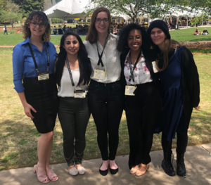 Katie Gross, Alejandra Diaz, Rachel Yates, Alana Demones, and Katherine Kempton