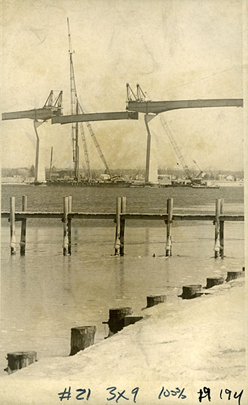 The Thomas Johnson Bridge. The Calvert Marine Museum