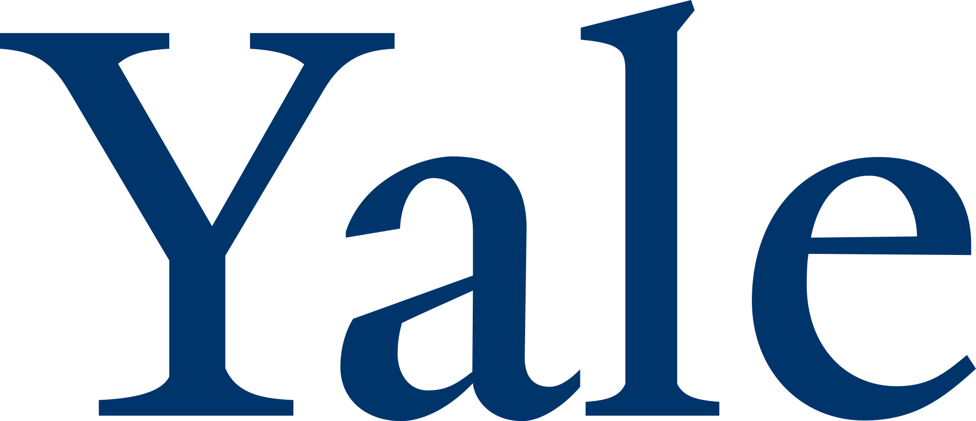 Yale University logo, By Yale University - http://identity.yale.edu/yale-logo-wordmarks, Public Domain, https://commons.wikimedia.org/w/index.php?curid=37348190
