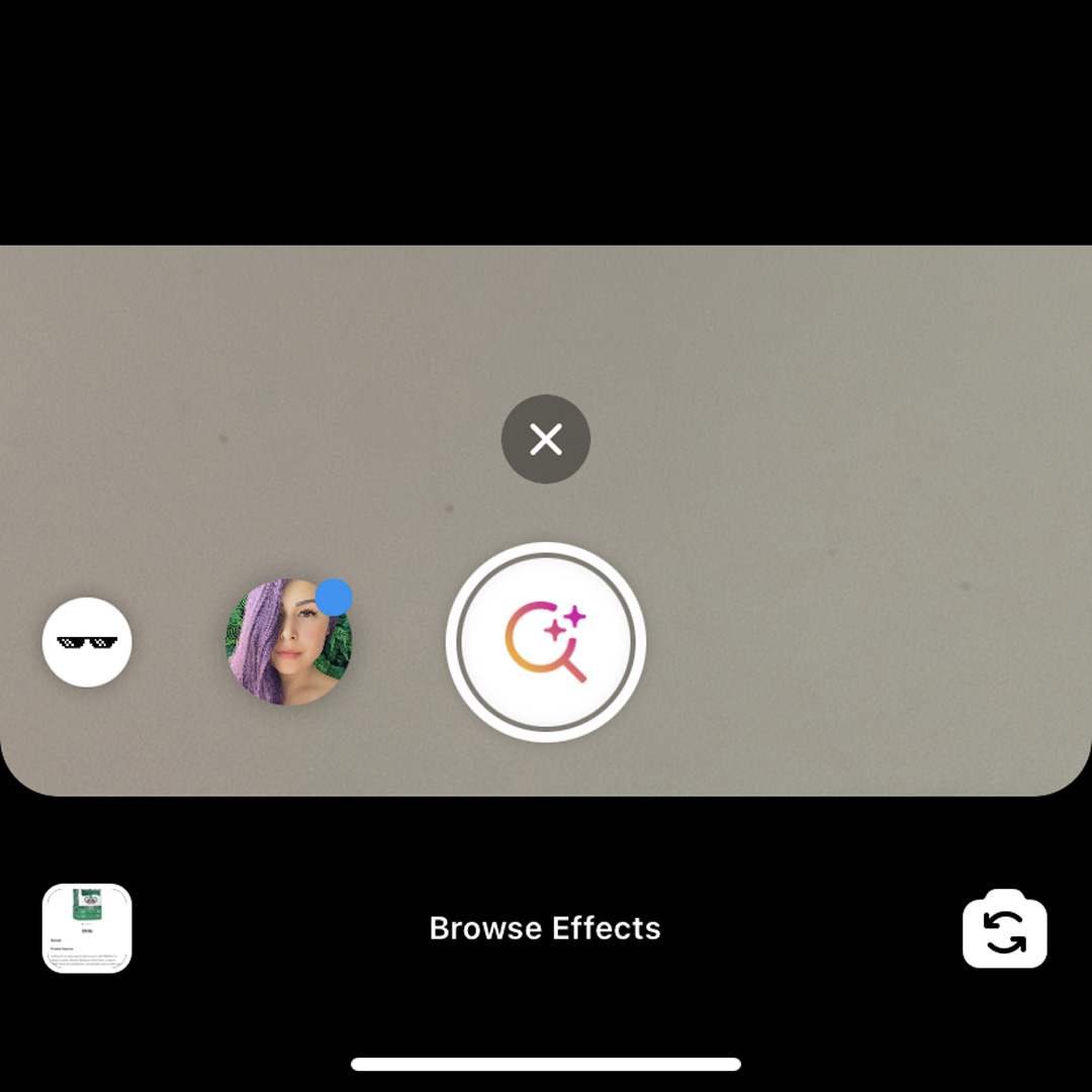 screenshot: "Browse Effects" or "Explore Filters" screenshot: "Browse Effects" or "Explore Filters"